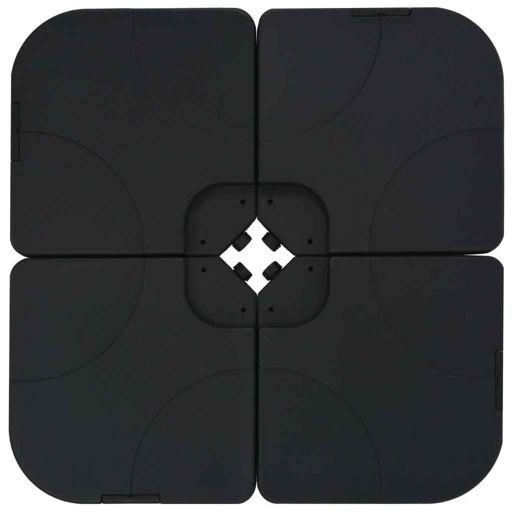 vidaXL Guarda-sol de jardim com base portátil verde