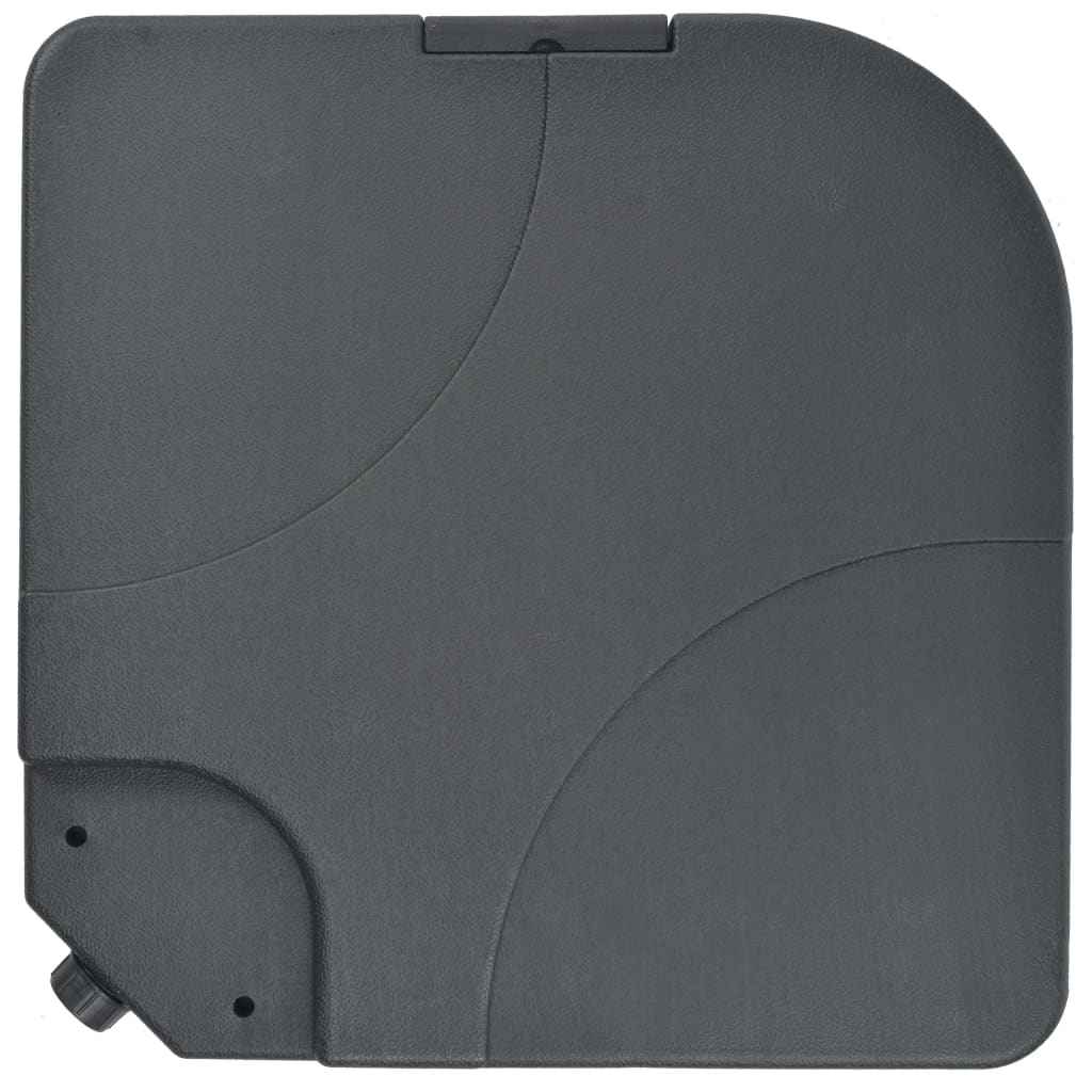 vidaXL Guarda-sol de jardim com base portátil verde