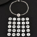 Pulsera con letras en acero inoxidable 316L