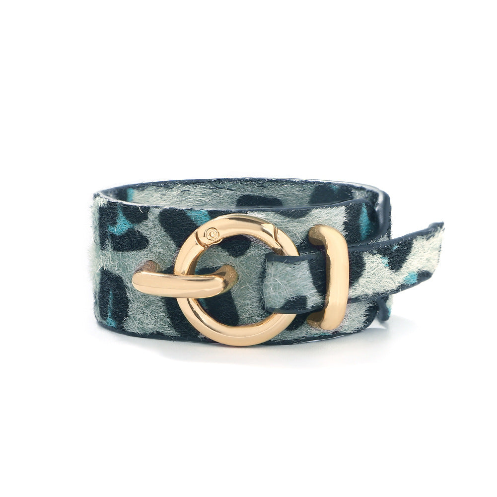 Pulseira de Couro Minimalista