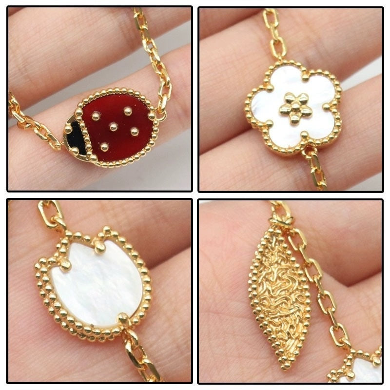 Ladybug Bracelet in Stainless Steel