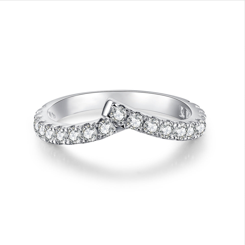 Anel Glamour com Zircónias