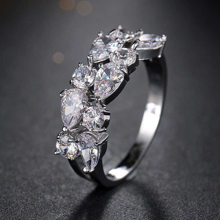 Anel Couronne com Zircónia