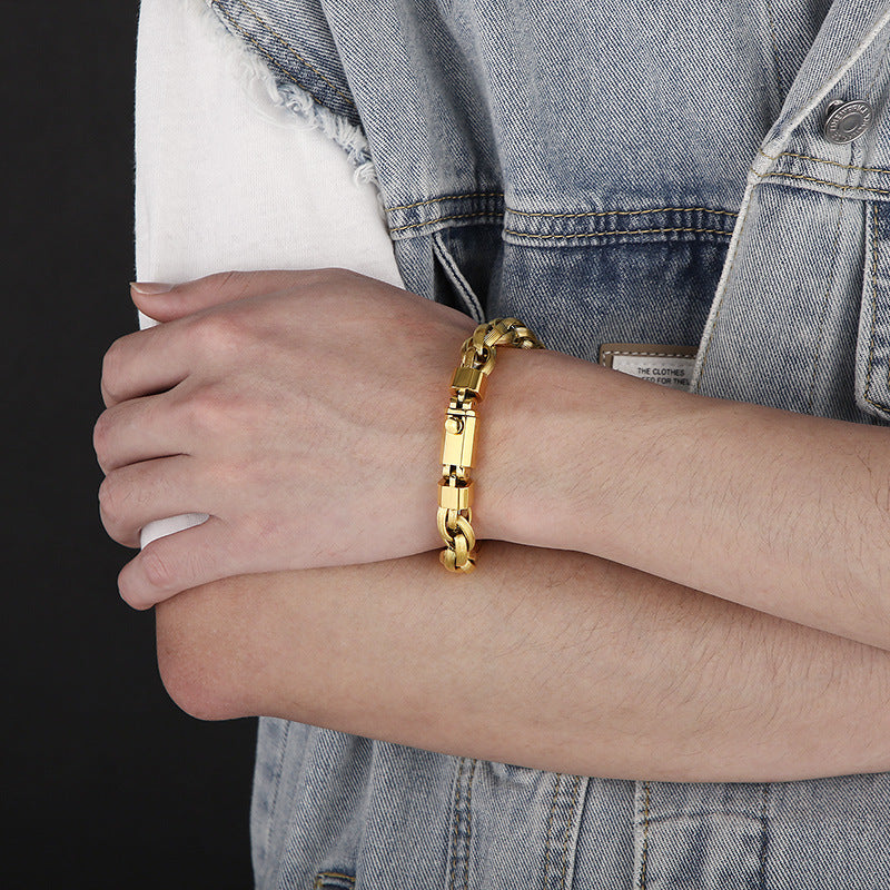 Pulseira em Aço Titânio