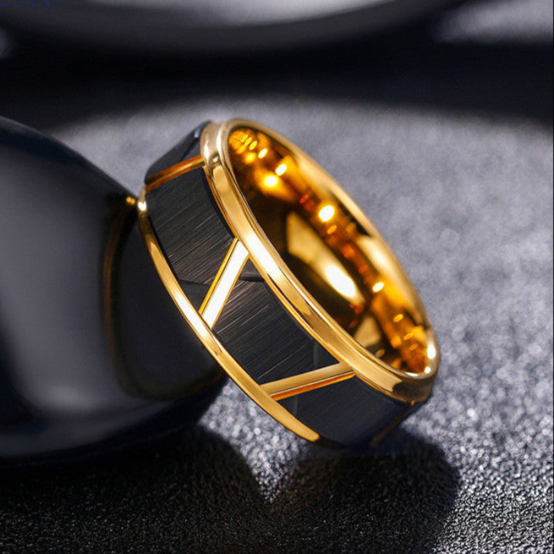 Anel em Aço de Tungsténio