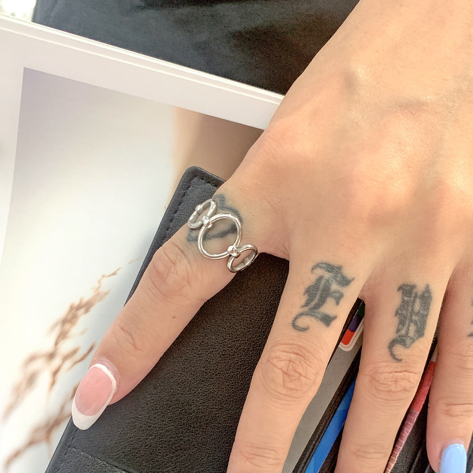 Anel Minimalista em Aço Titânio