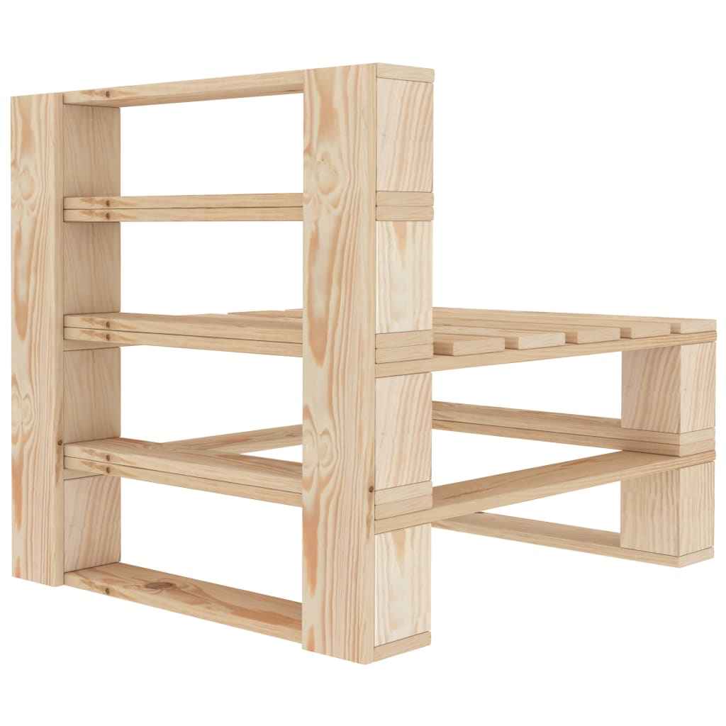 vidaXL 6-piece garden lounge set made of wooden pallets