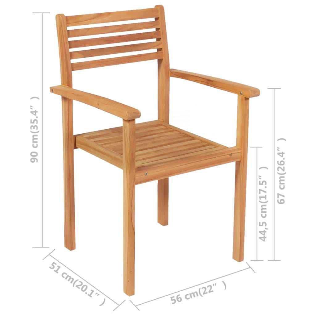 vidaXL 9 pcs conjunto de jantar para jardim madeira de teca maciça