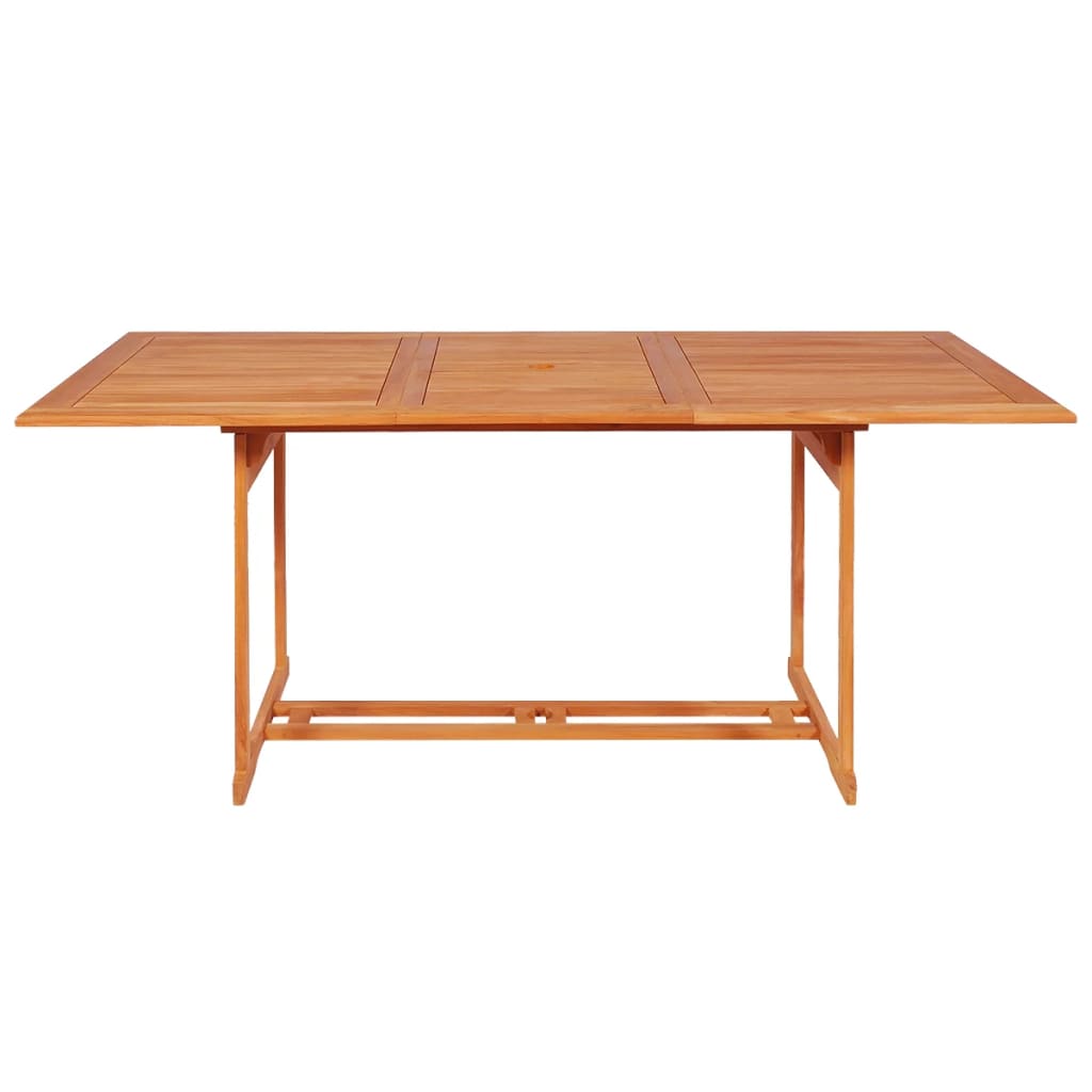 vidaXL 9 pcs conjunto de jantar para jardim madeira de teca maciça