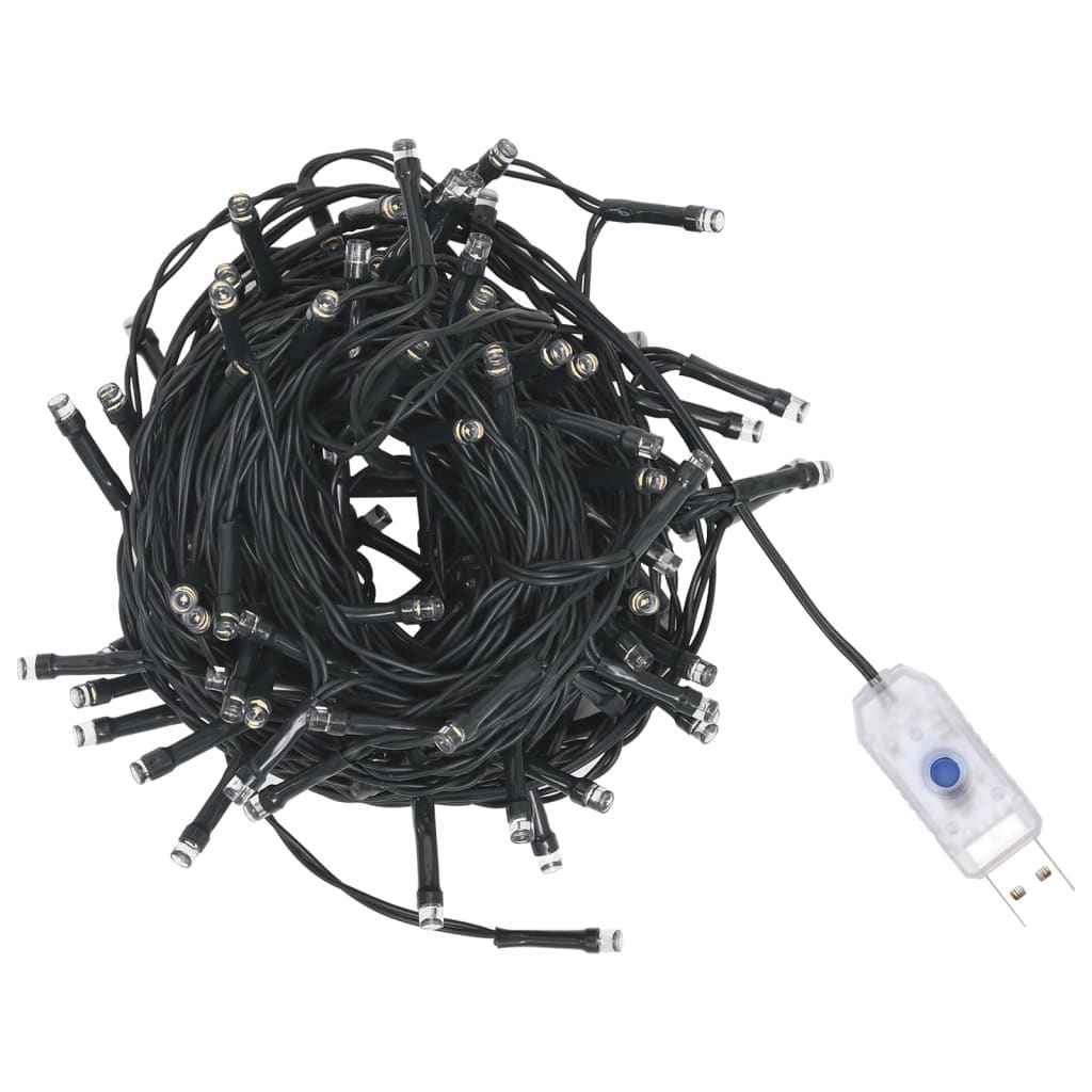 vidaXL Pre-lit Artificial Christmas Tree with Snowflakes 210cm Green