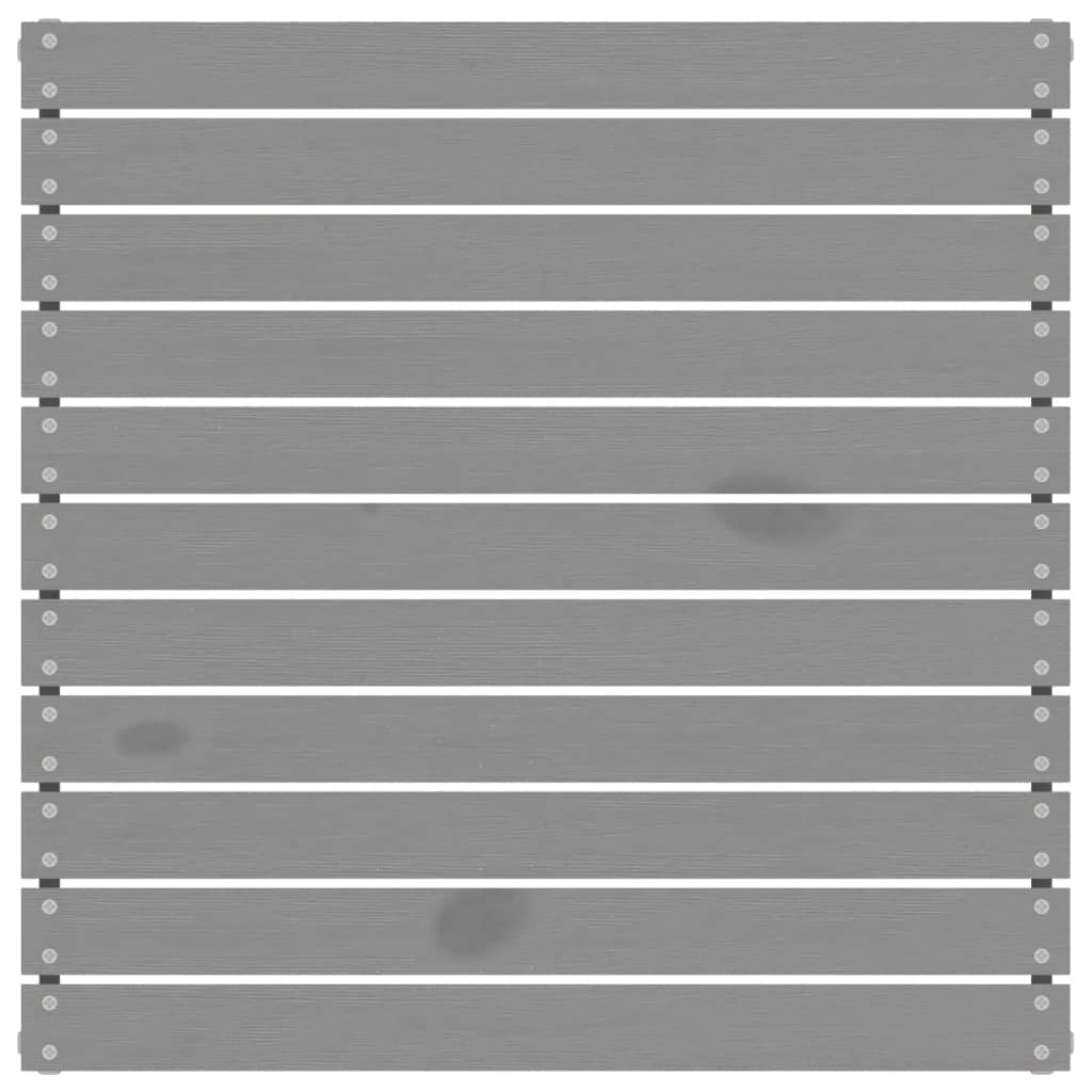 vidaXL 5 pcs conjunto lounge de jardim pinho maciço cinzento