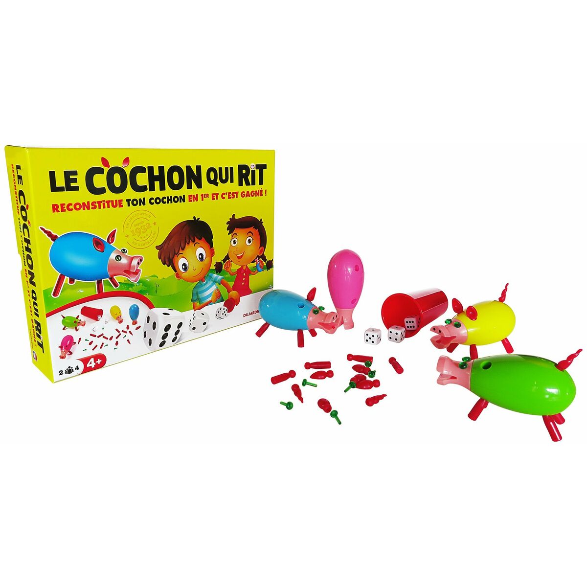 Dujardin Laughing Pig Tabletop Game for 4 (FR)