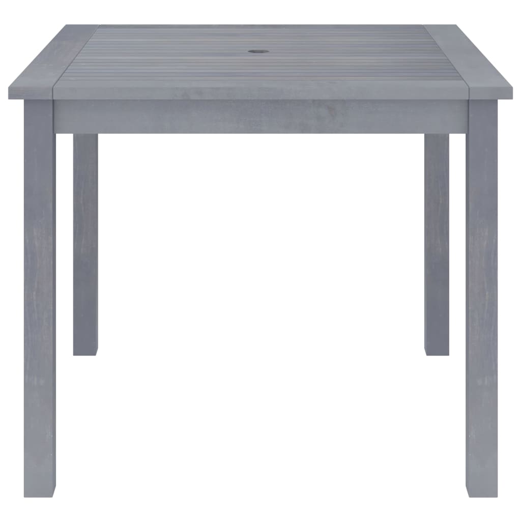 vidaXL Mesa de jantar para jardim 88x88x74 cm madeira de acácia maciça
