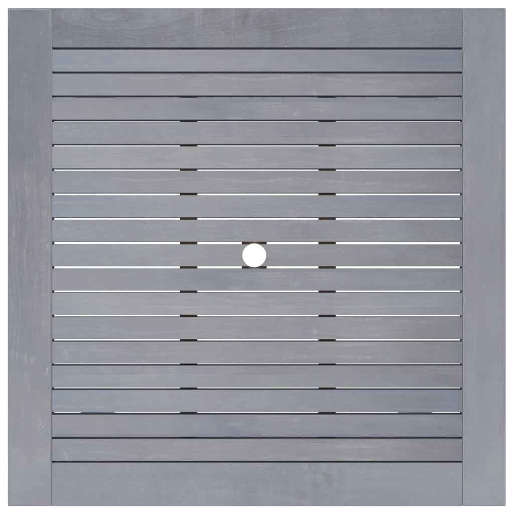 vidaXL Mesa de jantar para jardim 88x88x74 cm madeira de acácia maciça