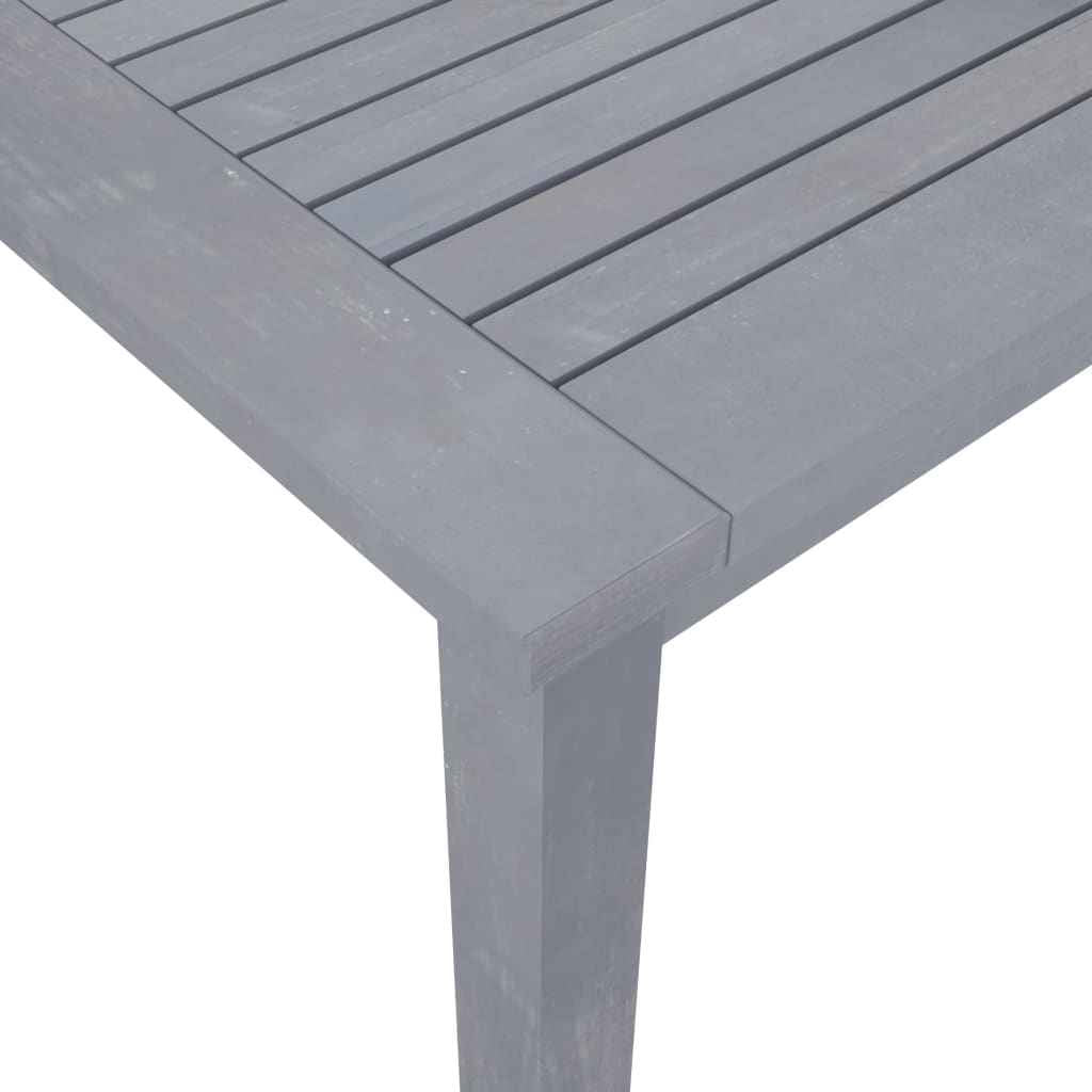 vidaXL Mesa de jantar para jardim 88x88x74 cm madeira de acácia maciça