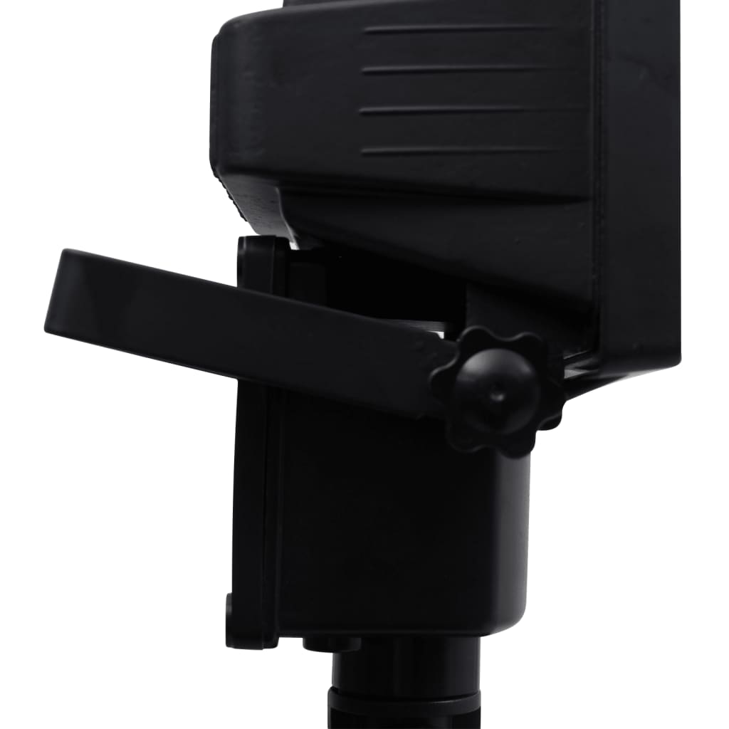 vidaXL Holofote LED para jardim a energia solar com sensor preto