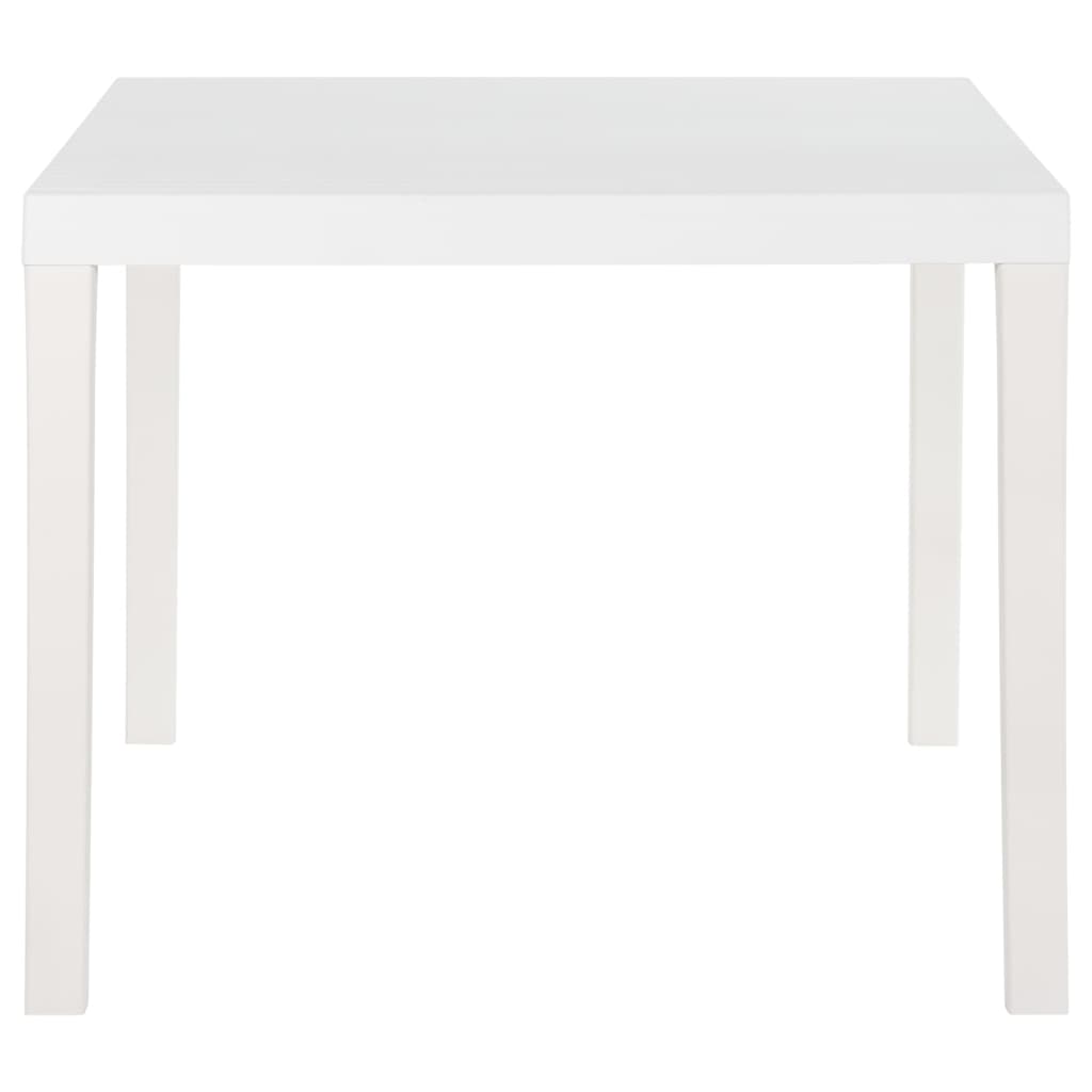 vidaXL Mesa de jardim 150x90x72 cm PP branco
