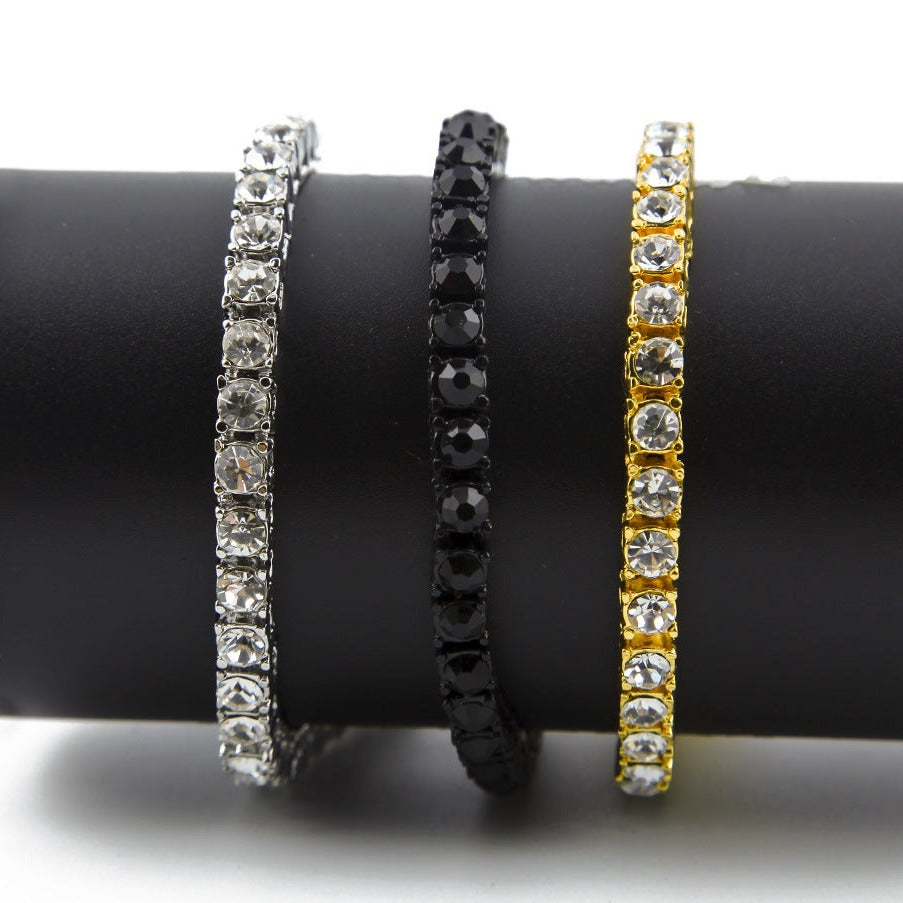 Pulseira Hip Hop com Cristal Strass