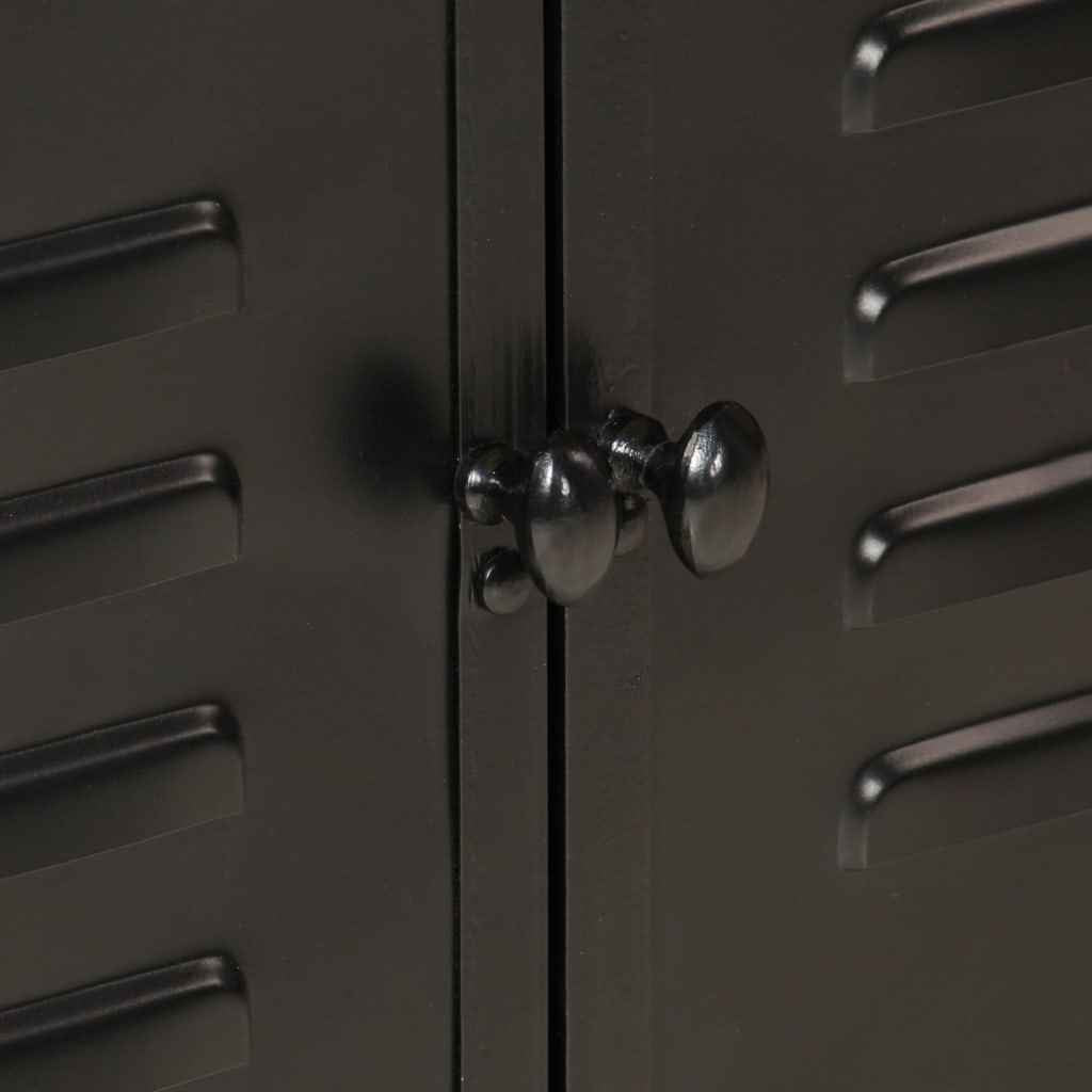 vidaXL 5-piece bathroom furniture set with iron and solid hose.