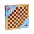 Jeujura Checkers and Chess Box Tabletop Game