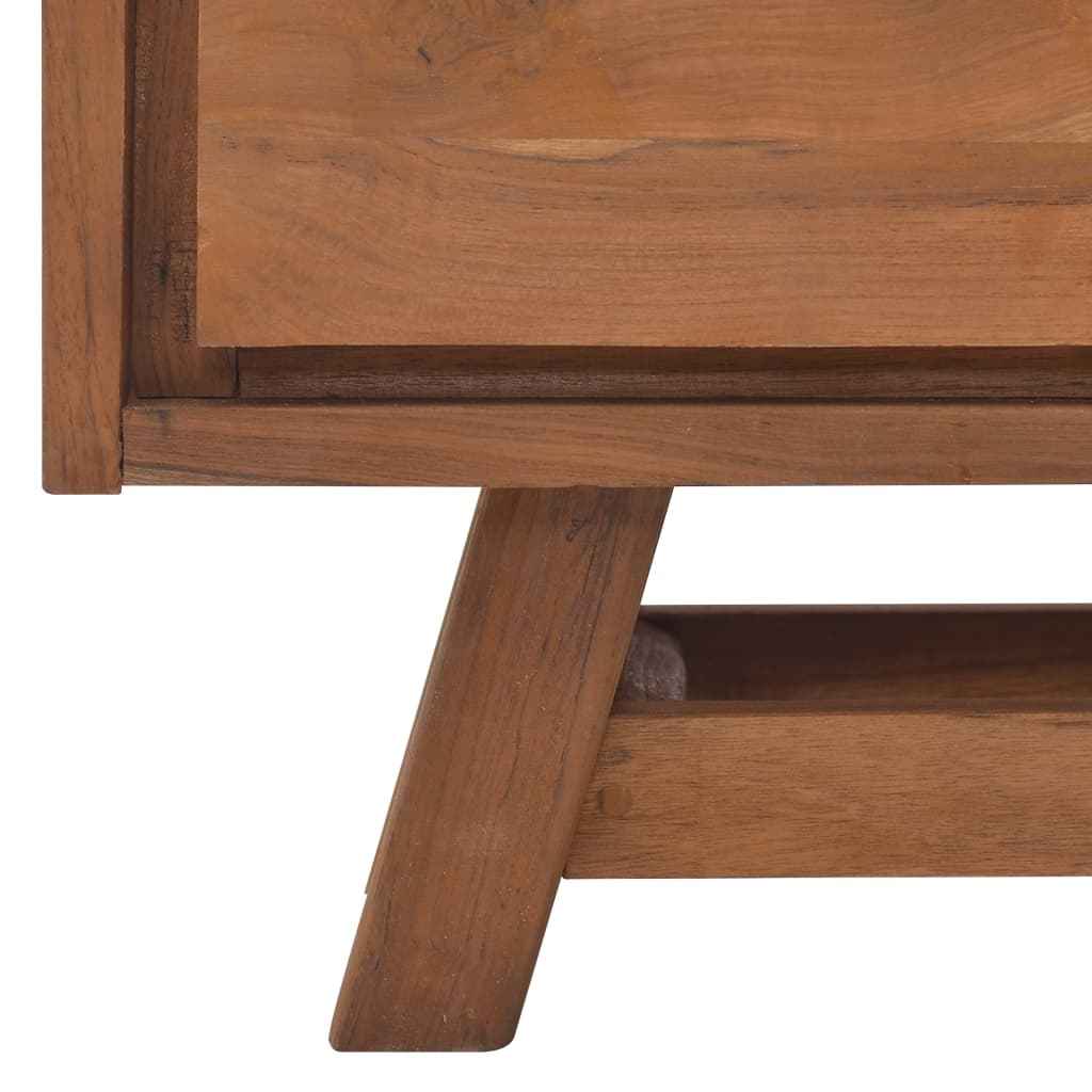 vidaXL Móvel de TV 80x30x50 cm madeira de teca maciça