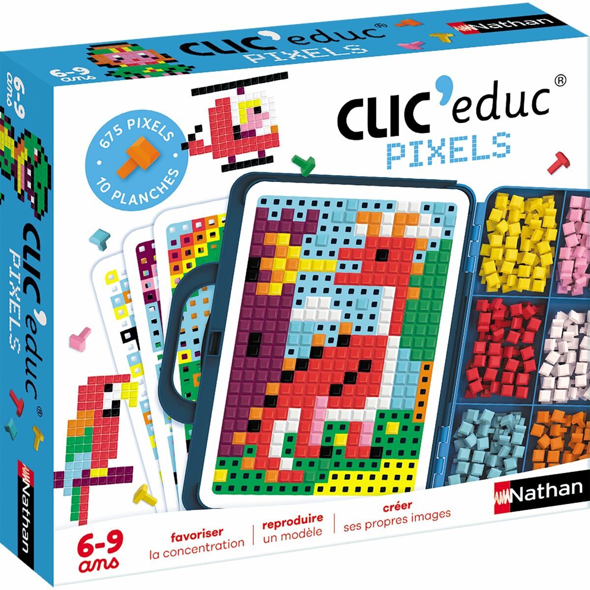 Juego de mesa Nathan Clic'educ Pixels