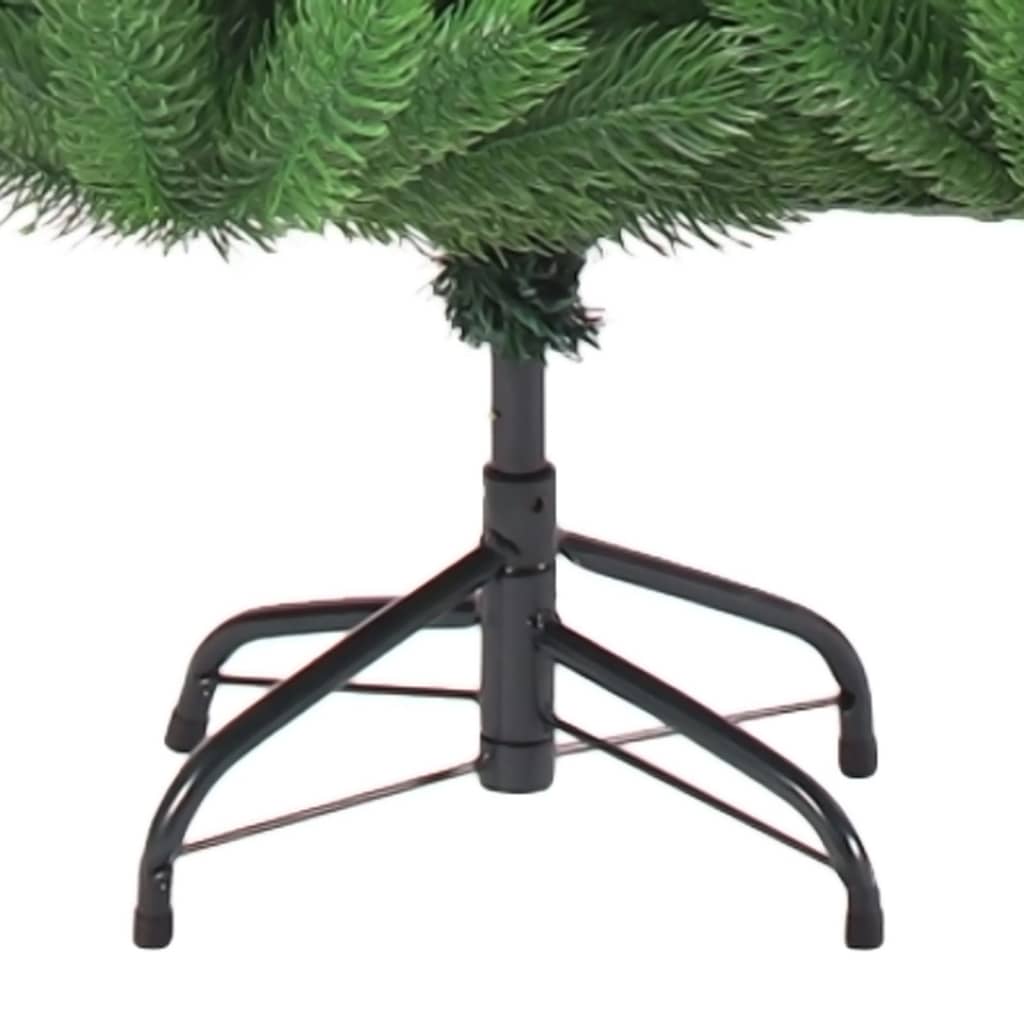 vidaXL Árvore de Natal artificial 210 cm abeto caucasiano verde