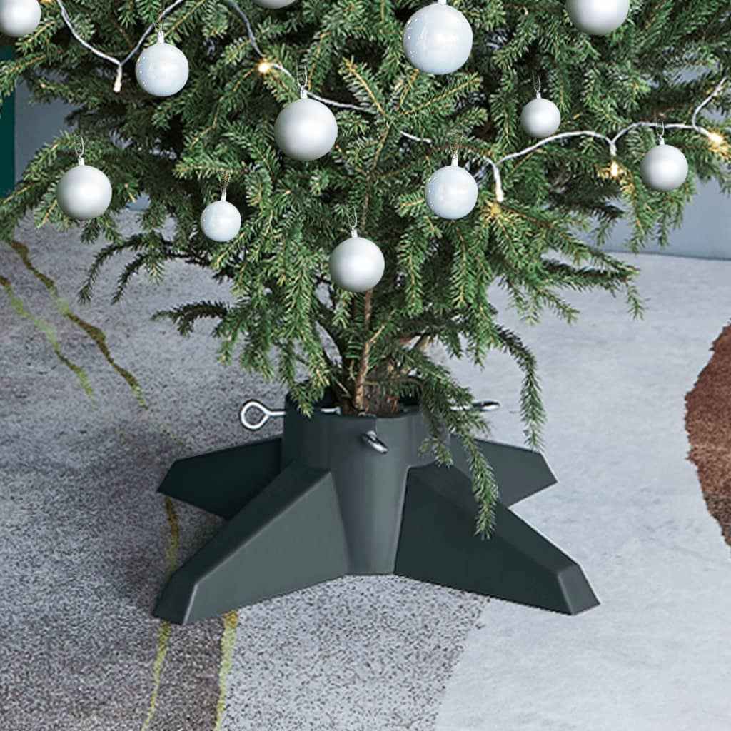 vidaXL Christmas tree stand 55.5x55.5x15 cm green
