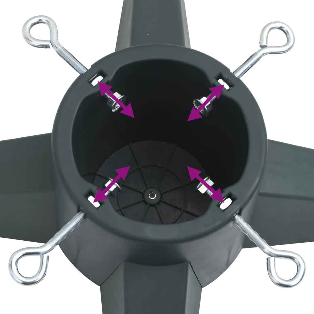 vidaXL Christmas tree stand 55.5x55.5x15 cm green