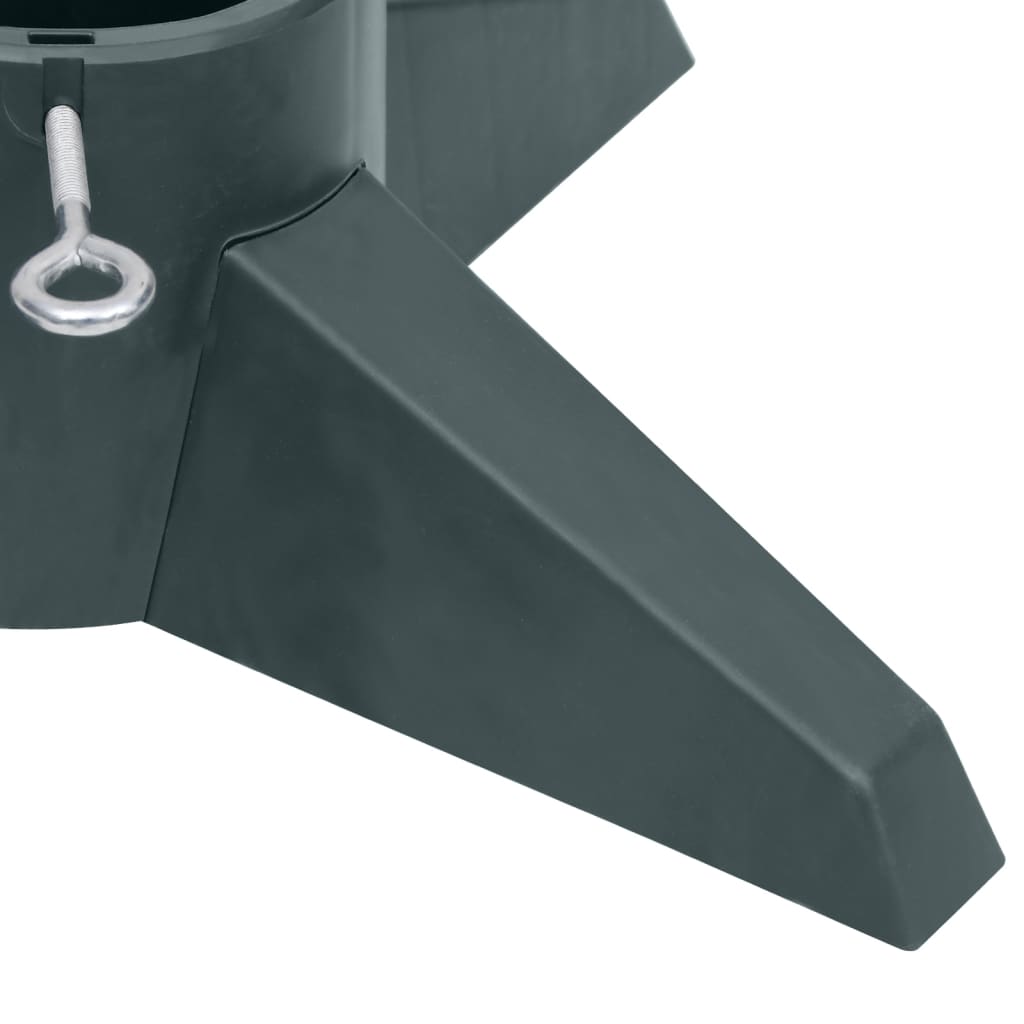 vidaXL Christmas tree stand 55.5x55.5x15 cm green