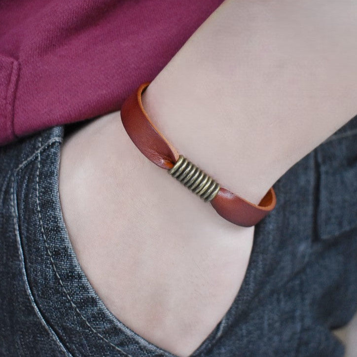 Pulseira de Couro
