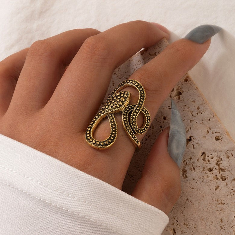 Anel Snake Punk