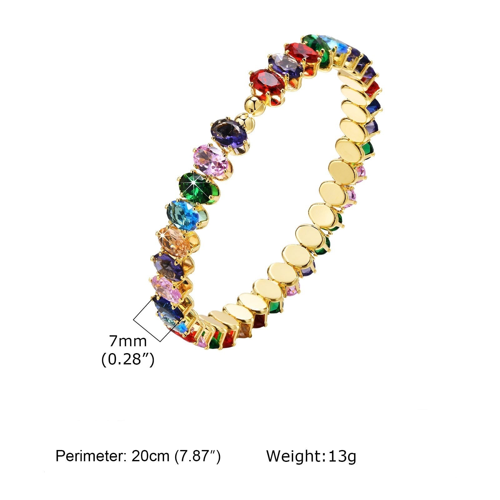 Pulseira com Zircônia