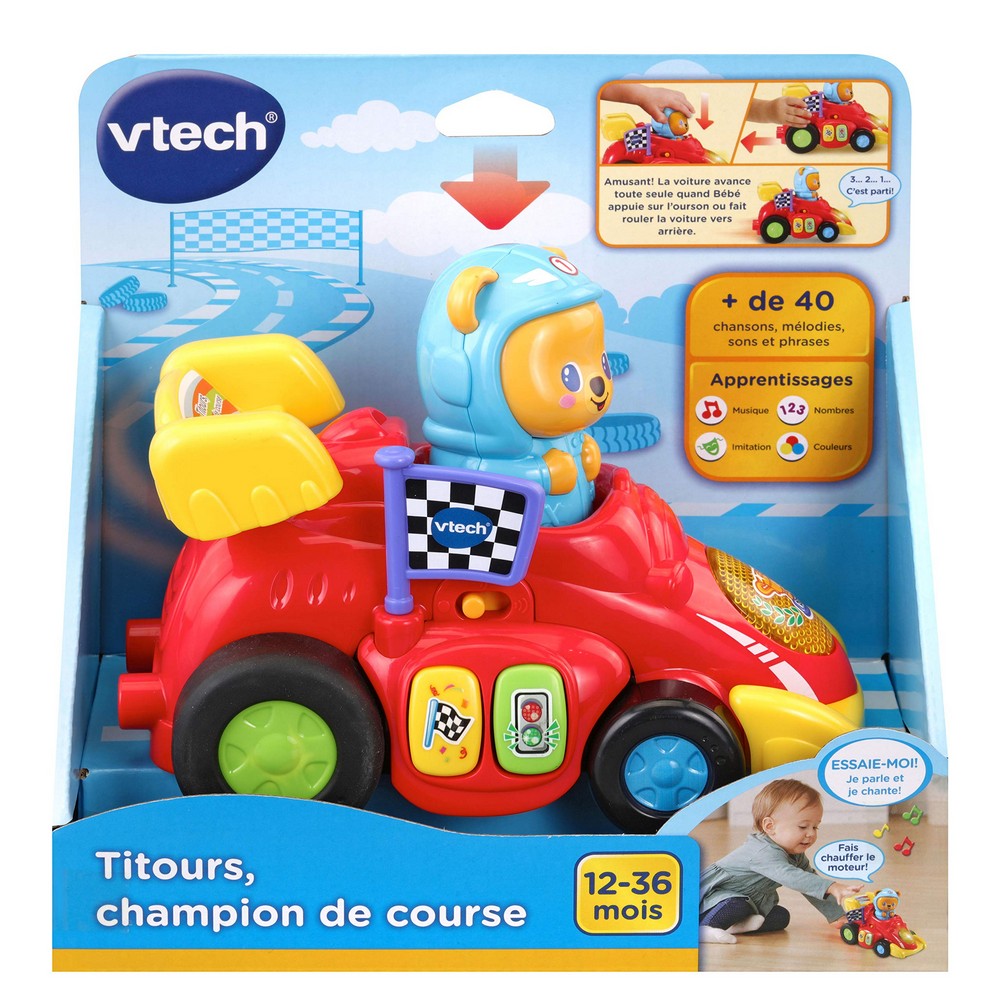 Coche Vtech Titours, campeón de carreras (FR)
