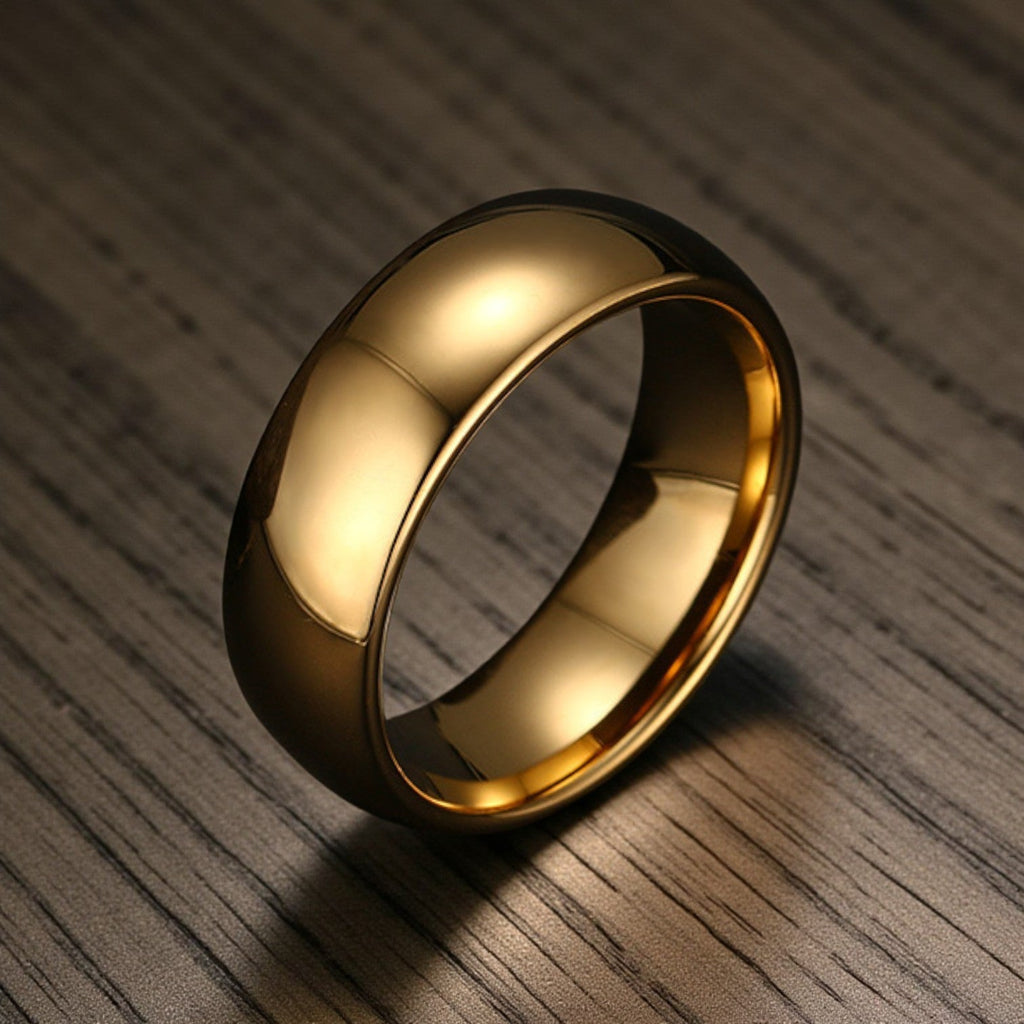 Anel em Aço de Tungsténio