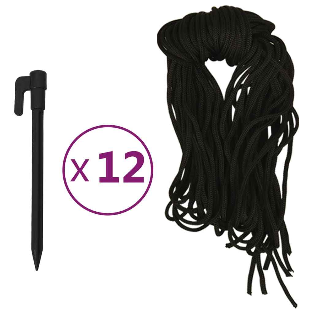 vidaXL Inflatable Santa Claus lying down with LED lights, 160 cm