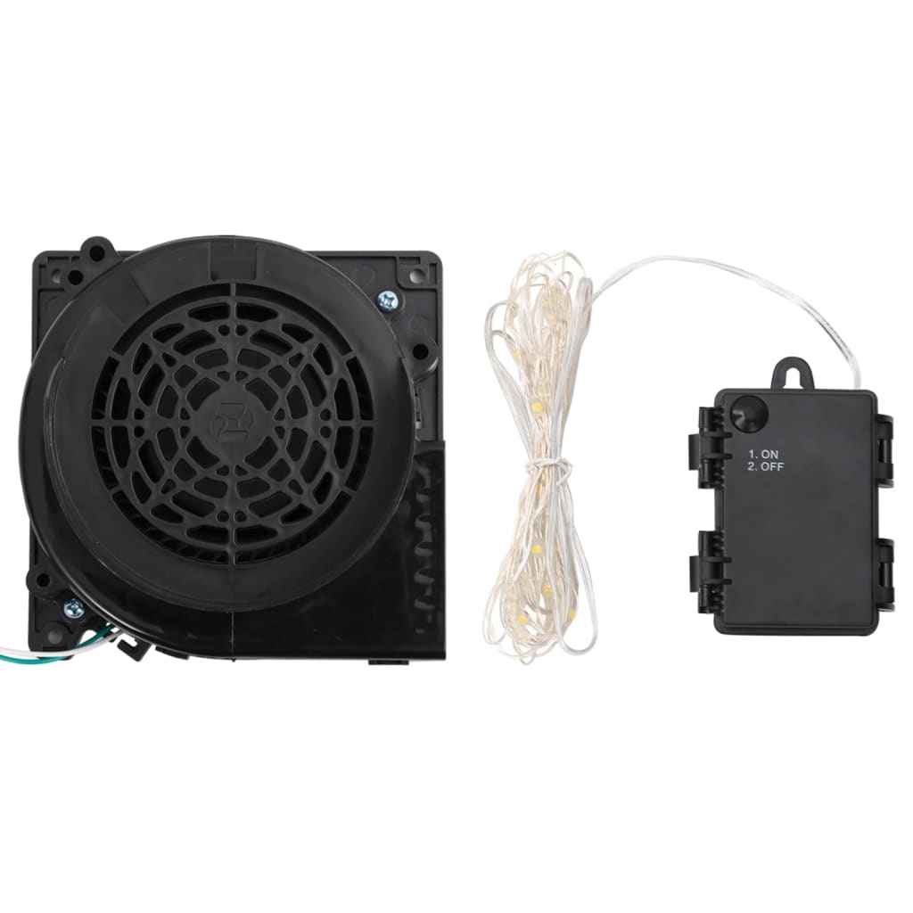 vidaXL Inflatable Santa Claus lying down with LED lights, 160 cm