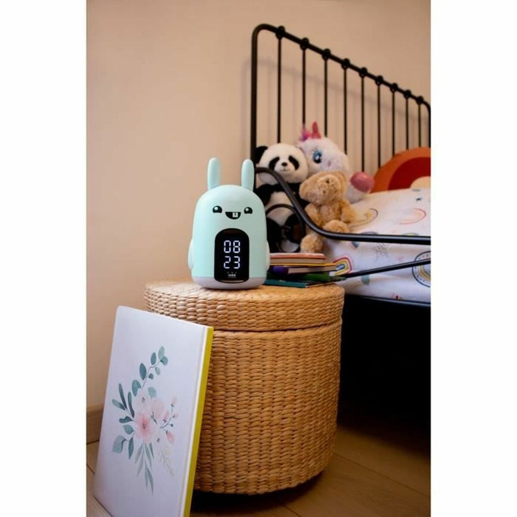 Relógio-Despertador Bigben Turquesa Coelho