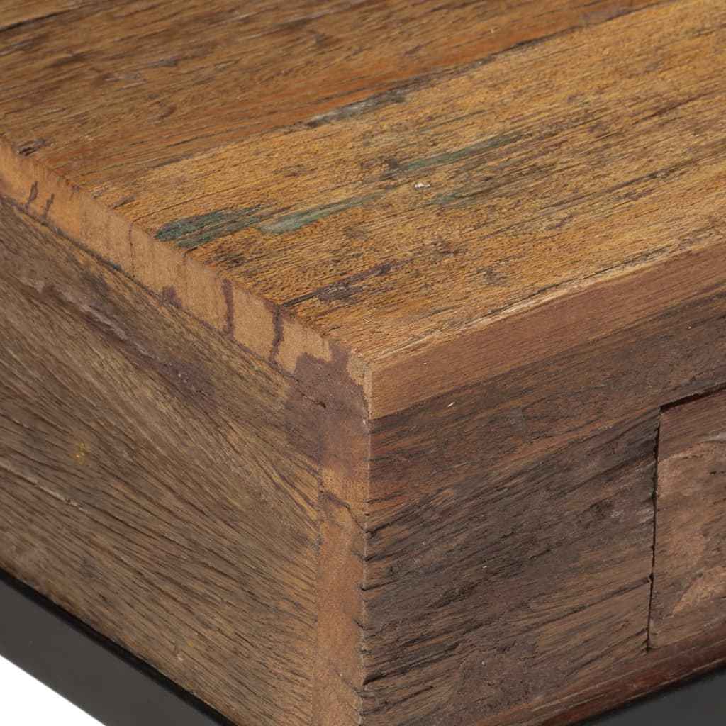 vidaXL Móvel de TV 110x30x46 cm madeira recuperada maciça