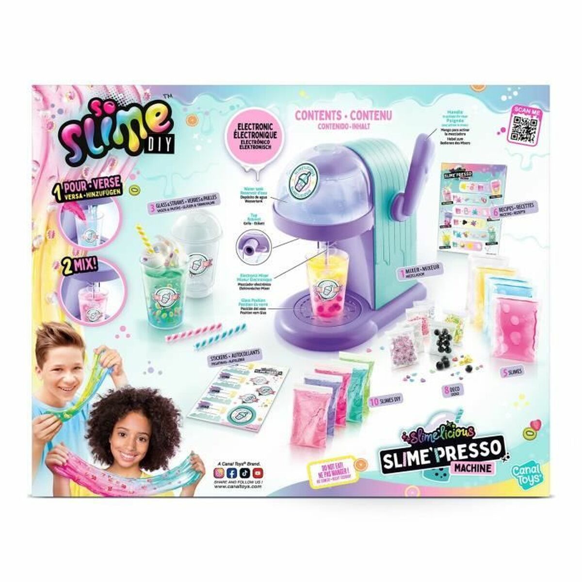 Jogo de Trabalhos Manuais Canal Toys Slimelicious