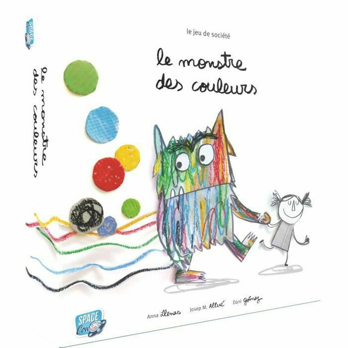 Asmodee Le Monstre de Coleurs (FR) Tabletop Game