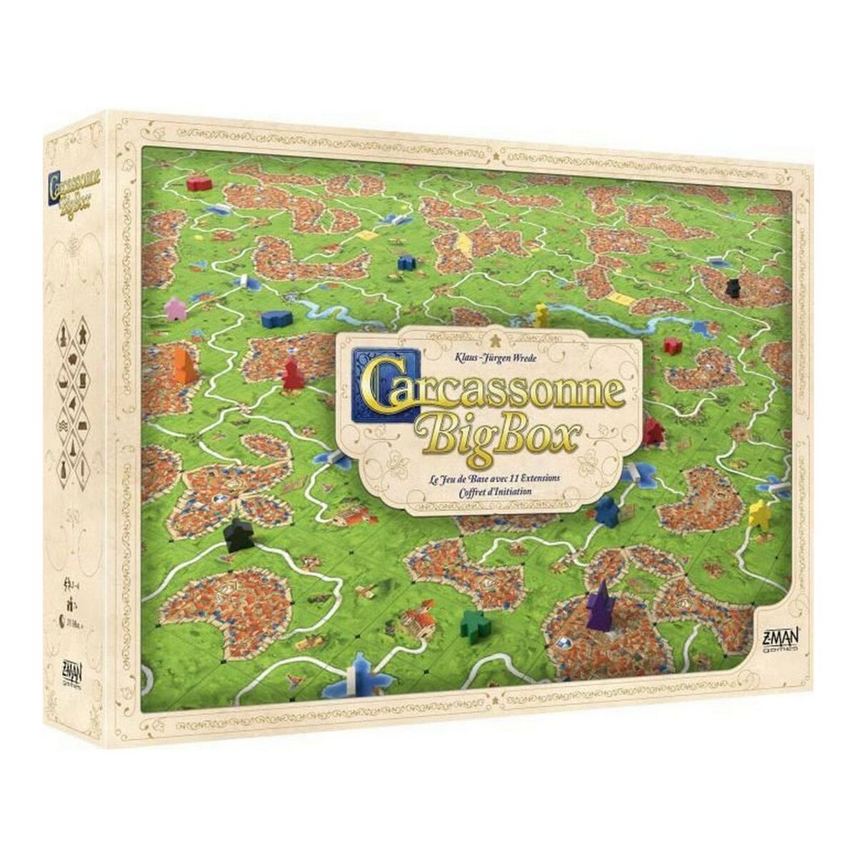 Juego de mesa Asmodee Carcassonne: Big Box 2021 (FR)