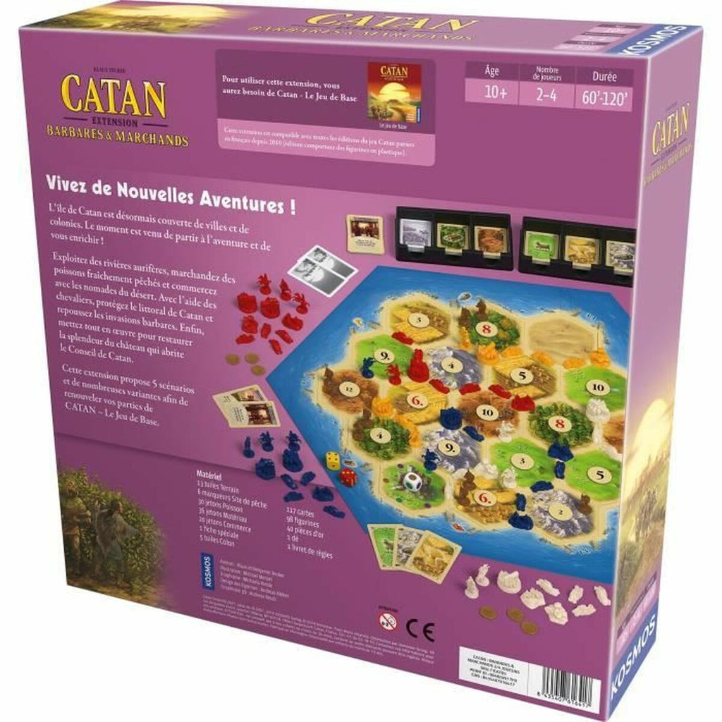 Juego de mesa Asmodee Catan - Expansión: Bárbaros y Comerciantes