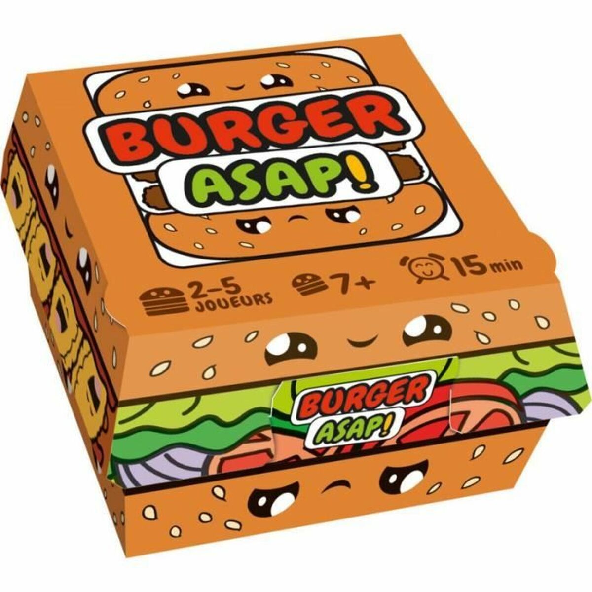 Asmodee Burger ASAP (FR) Tabletop Game
