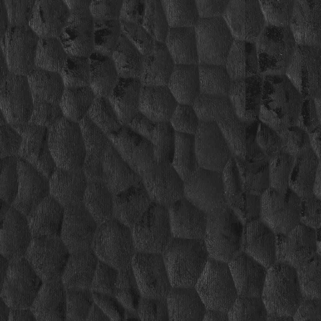 vidaXL Sideboard 40x33x75 cm Solid Black Mango Wood