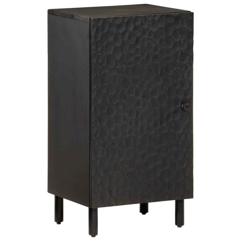 vidaXL Sideboard 40x33x75 cm Solid Black Mango Wood