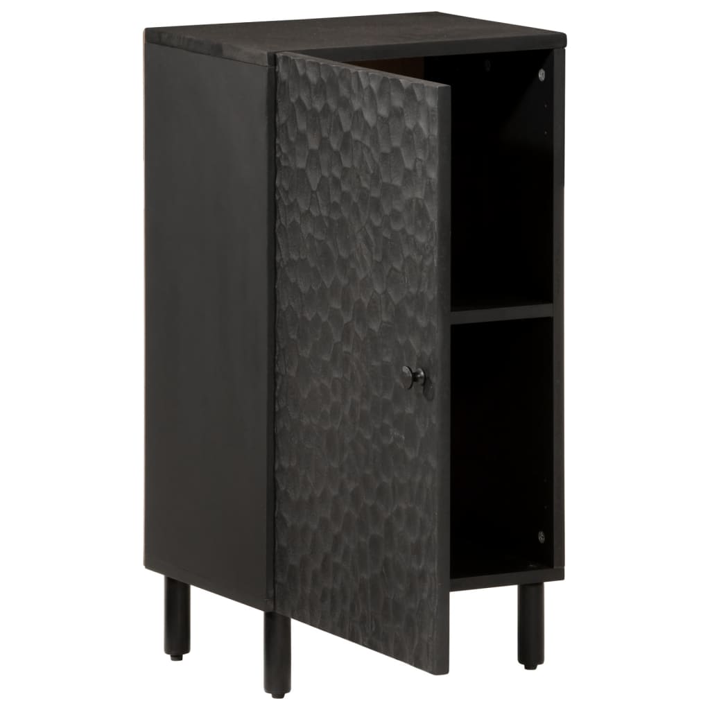 vidaXL Sideboard 40x33x75 cm Solid Black Mango Wood