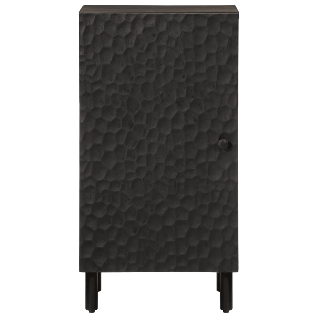 vidaXL Sideboard 40x33x75 cm Solid Black Mango Wood