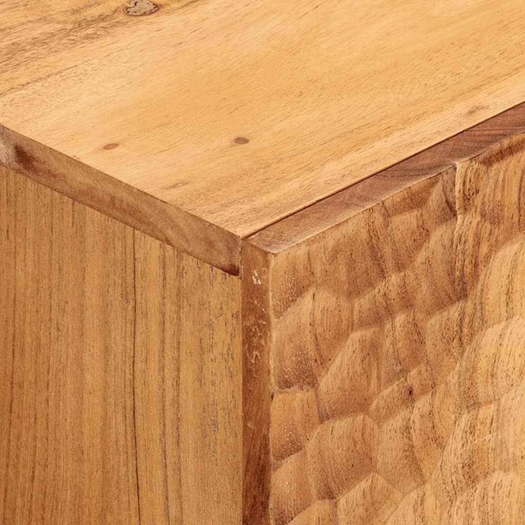 vidaXL Móvel de TV 105x33x46 cm madeira de acácia maciça