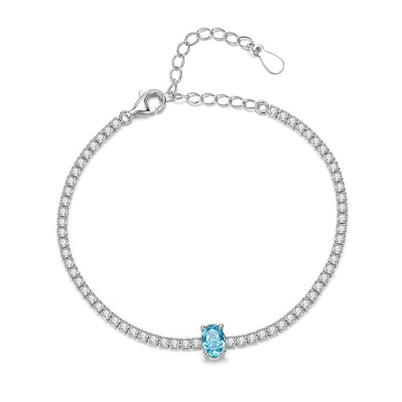 Pulseira Elegance Azul-Celeste